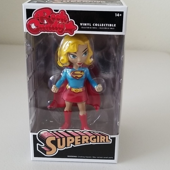 Funko Pop Rock Candy Supergirl Vinyl Collectible - Picture 1 of 5